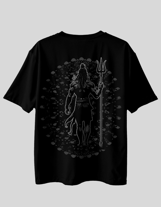 Aghori Shadow – Embrace the Dark Mystique | Oversized T-Shirt - Mutant