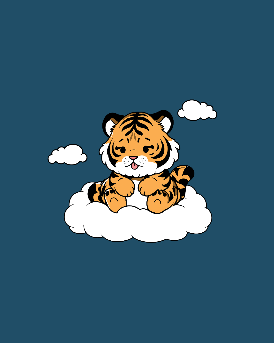 Fly High Tiger Oversized Tee - Mutant