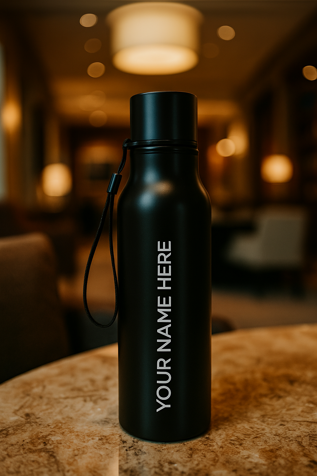 Black Water Bottle