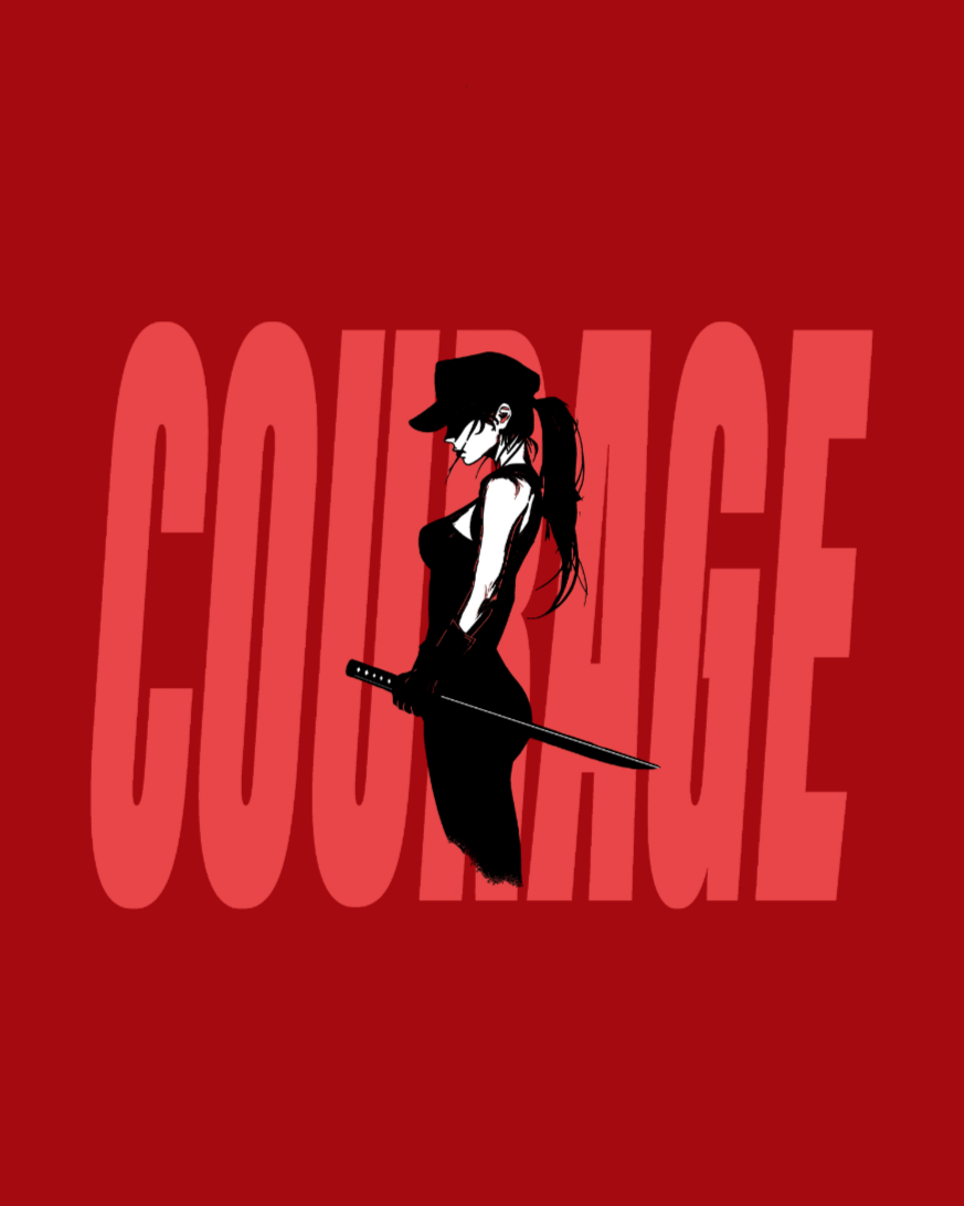 Blade of Courage Oversized T-Shirt - Mutant