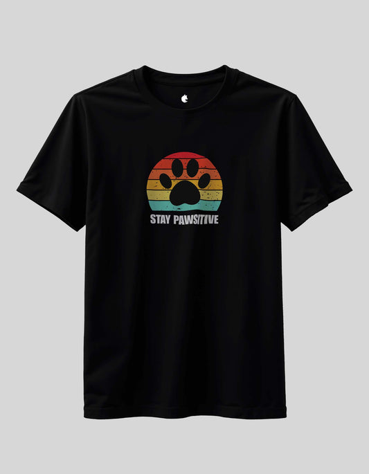 Stay Pawsitive | Slimfit T-Shirt - Mutant