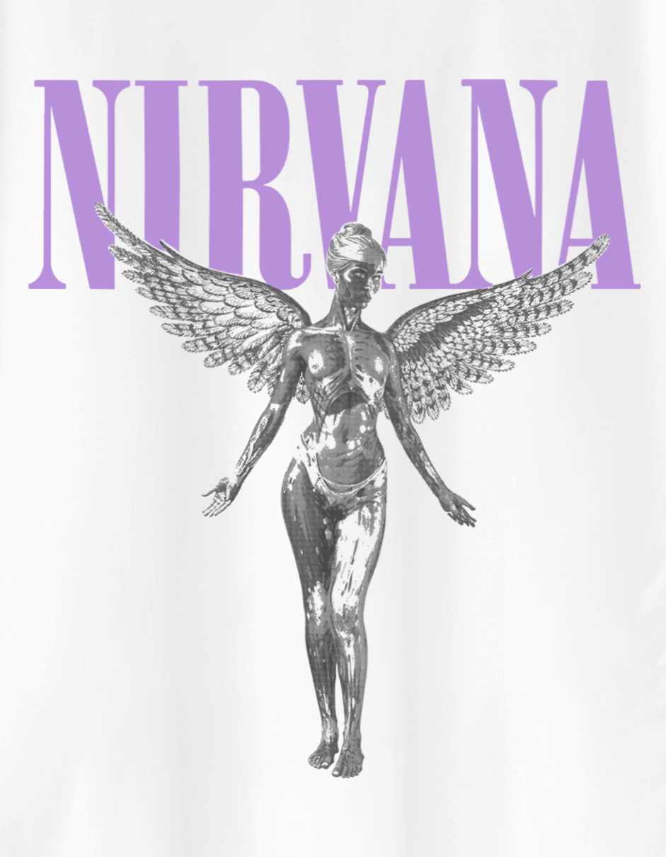 Nirvana Grunge Angel | Oversized T-Shirt - Mutant