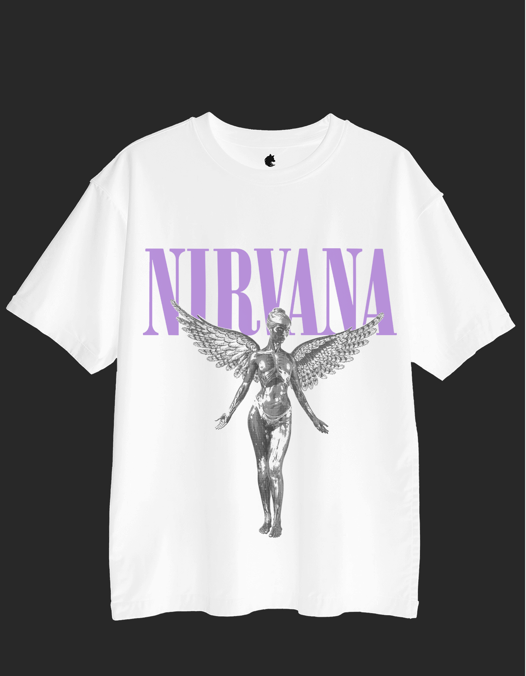 Nirvana Grunge Angel | Oversized T-Shirt - Mutant