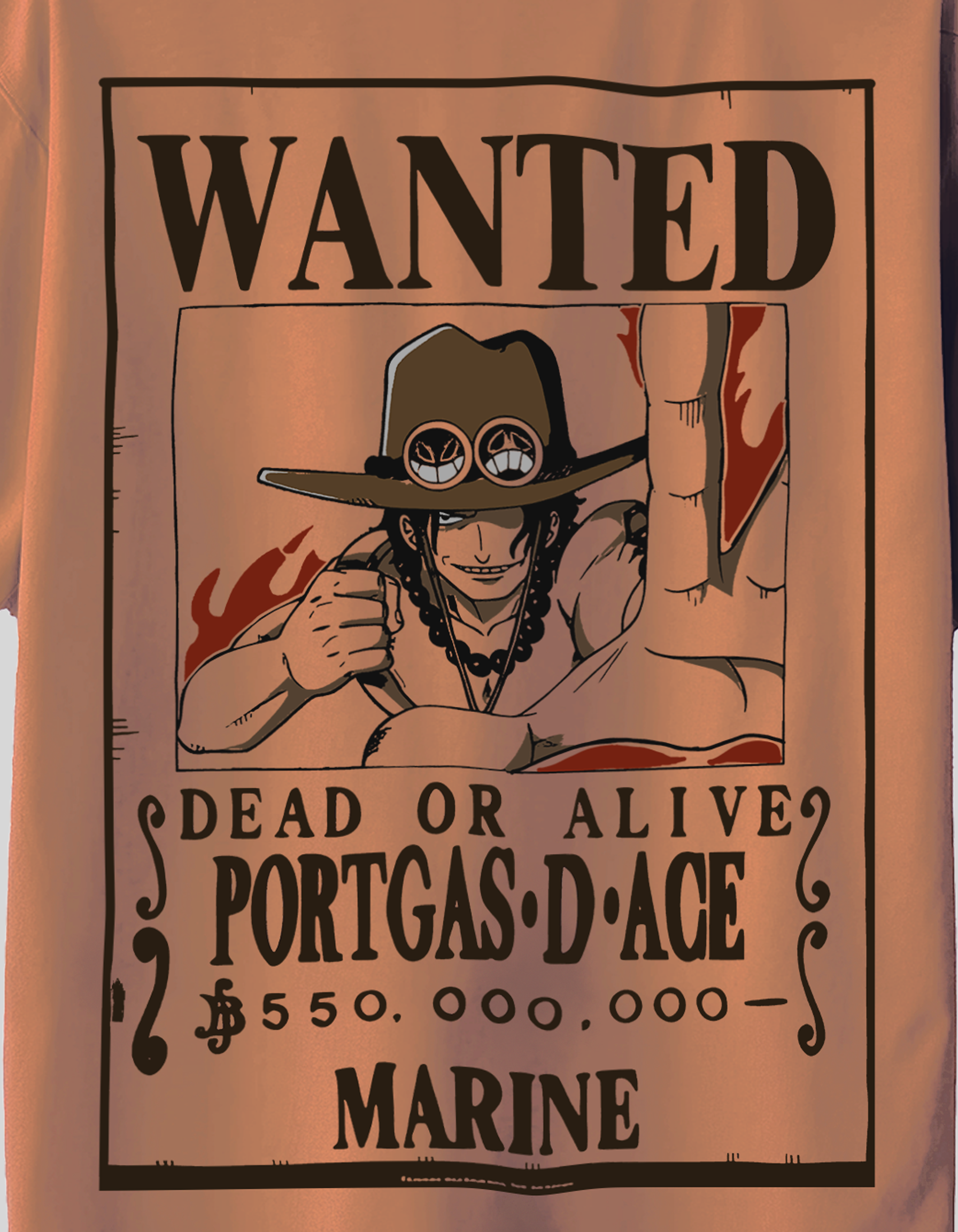 Inferno Bounty – Ace's Legacy Lives On | Oversized T-Shirt - Mutant